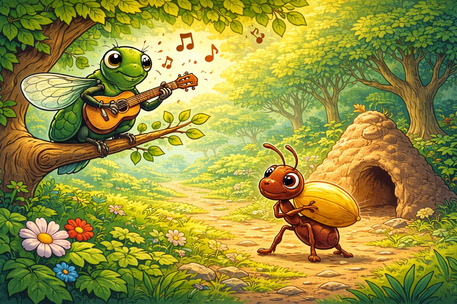 The Ant and the Cicada